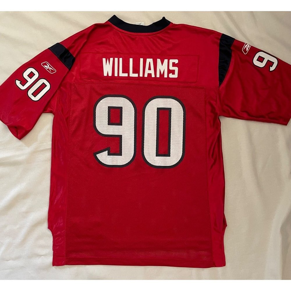 Onfield Houston Texans Williams no. 90 Stitched Jersey sz L 2011